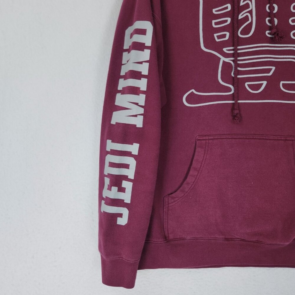 Jedi Mind Tricks Sweater Mens Large Burgundy Est 1996 Hip Hop Hoodie Pullover - Picture 3 of 14